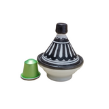 MyTindy Mini white-black tajine, view 2