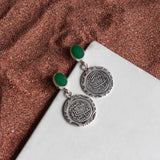 MyTindy Mint Tea Coins Earrings, view 3