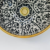 MyTindy TAZ - Deep Gold - Moroccan Ceramic Sink, view 3