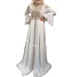 MyTindy Modern White Kaftan, view 2