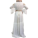 MyTindy Modern White Kaftan, view 3