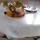 MyTindy Moon flower earrings, view 3
