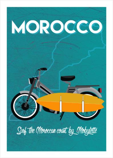 MyTindy Moped by G.M - Poster