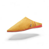 MyTindy Sunflower-Yellow Moroccan slippers for Women, view 2