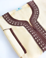 MyTindy Moroccan Beige Gandoura Jellaba for Men, view 2