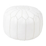MyTindy Moroccan Berber Leather Ottoman, view 2