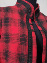 MyTindy Moroccan Black and Red Kimono, view 3