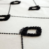 MyTindy Moroccan Black and White Bed Spread, view 2