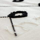 MyTindy Moroccan Black and White Bed Spread, view 5
