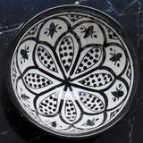 MyTindy Moroccan Black and White Bowl Beldi, view 3