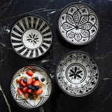 MyTindy Moroccan Black and White Bowl Beldi, view 5