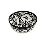 MyTindy Moroccan Black and White Bowl Beldi, view 6