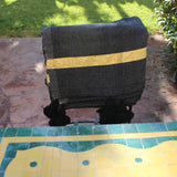 MyTindy Moroccan Black Plaid with Gold Sabra & Pompoms, view 4