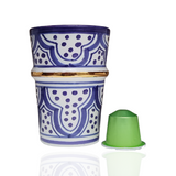 MyTindy Moroccan Black & White Beldi Mini Cup, view 2