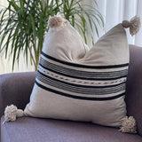 MyTindy Moroccan Black & White Pillow, view 3