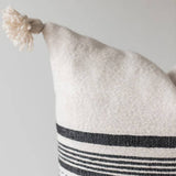 MyTindy Moroccan Black & White Pillow, view 4