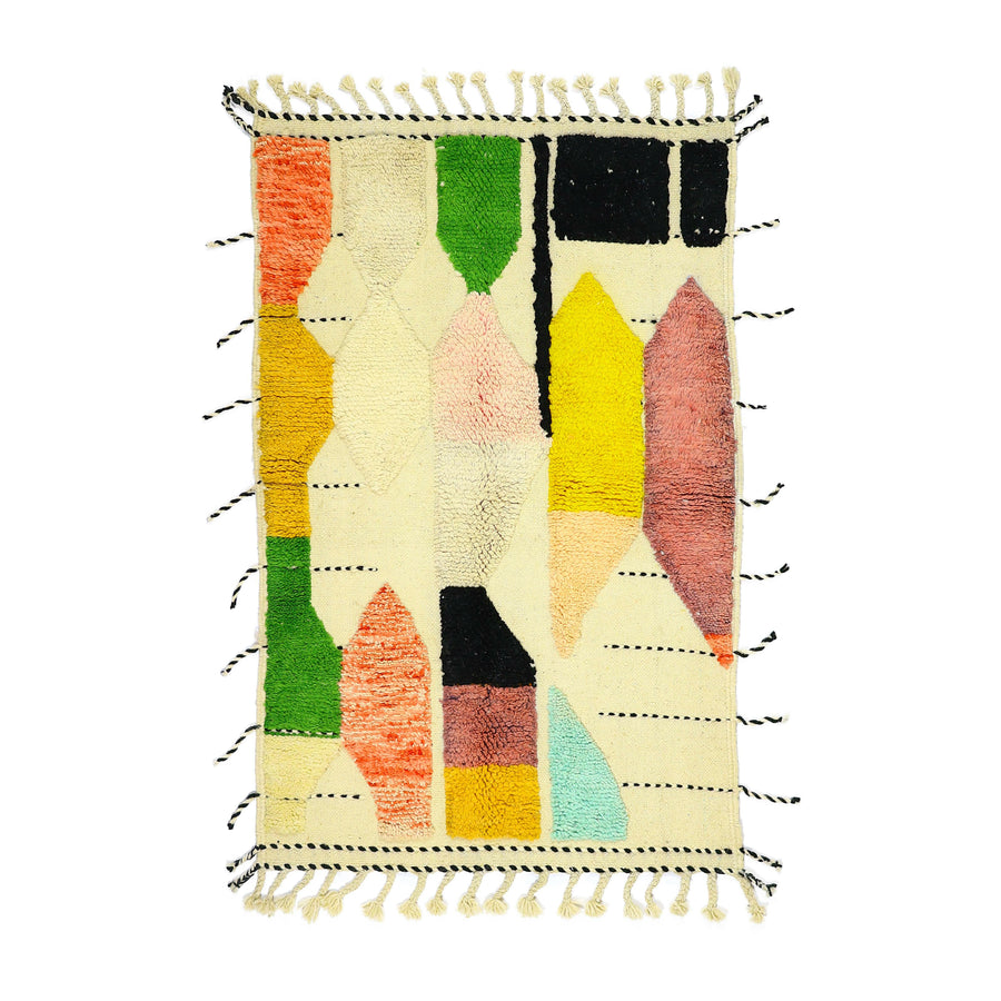 MyTindy Moroccan Boujaad Luxury Handmade Rug