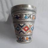 MyTindy Moroccan Cup made of Clay and Metal, view 3