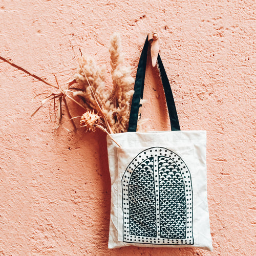 MyTindy Moroccan doors tote bag