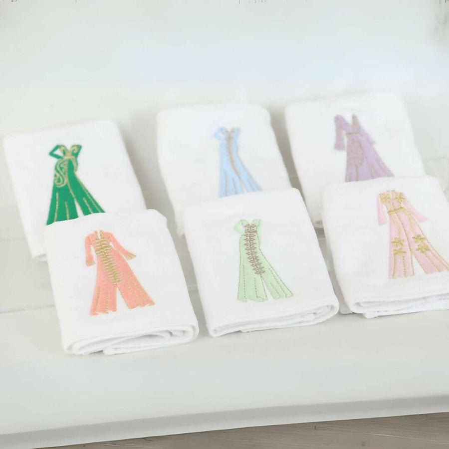 MyTindy Moroccan embroidered caftan towels pack