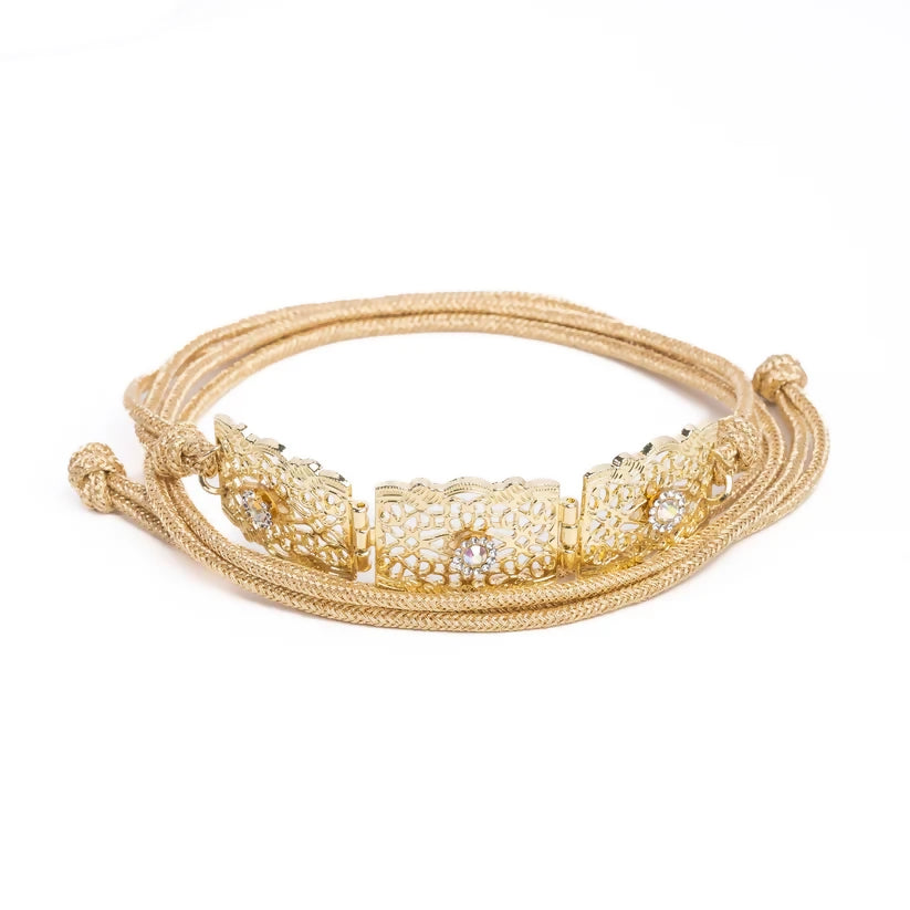 MyTindy Moroccan Gold Strass Mdamma Belt