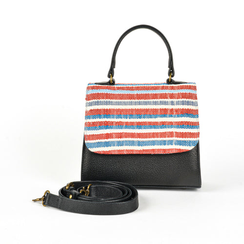 MyTindy Moroccan Leather Kilim Bag – 100% Handmade & Authentic