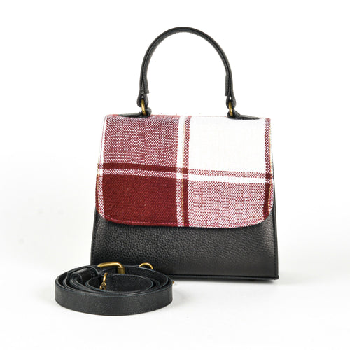 MyTindy Moroccan Leather Kilim Bag – 100% Handmade & Authentic