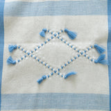 MyTindy Moroccan Light Blue Bed Spread, view 5