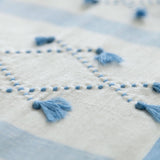MyTindy Moroccan Light Blue Bed Spread, view 6