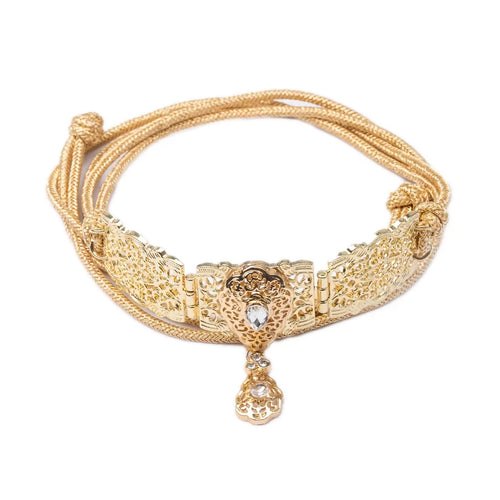 MyTindy Moroccan Majestique Gold Mdamma Belt Kids Girls