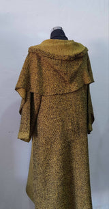 MyTindy Moroccan Mustard & Black Winter Djellaba, view 2