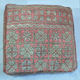 MyTindy Moroccan Pouf Kilim Red, view 4