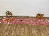 MyTindy Moroccan rug Style Azilal rug 2x10 ft Handmade rug Berber rug, view 5