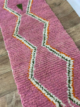 MyTindy Moroccan rug Style Azilal rug 2x10 ft Handmade rug Berber rug, view 6