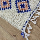 MyTindy Authentic Moroccan rug Style Azilal rug 2x4 ft Handmade rug Berber rug, view 6