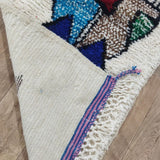 MyTindy Moroccan rug Style Azilal rug 2x5 ft Handmade rug Berber rug, view 6