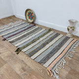 MyTindy Moroccan rug Style Azilal rug 2x6 ft Handmade rug Berber rug, view 5