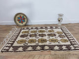 MyTindy Authentic Moroccan rug Style Azilal rug 3x4 ft Handmade rug Berber rug, view 3