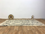 MyTindy Moroccan rug Beni Ouarain rug 3x5 ft Handmade rug Berber rug, view 3