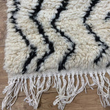 MyTindy Moroccan rug Beni Ouarain rug 3x5 ft Handmade rug Berber rug, view 6