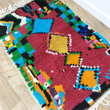 MyTindy Moroccan rug Style Azilal rug 3x5 ft Handmade rug Berber rug, view 6