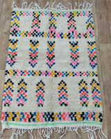 MyTindy Moroccan rug Style Azilal rug 3x5 ft Handmade rug Berber rug, view 2