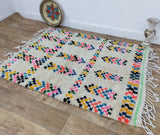 MyTindy Moroccan rug Style Azilal rug 3x5 ft Handmade rug Berber rug, view 3