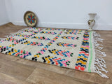MyTindy Moroccan rug Style Azilal rug 3x5 ft Handmade rug Berber rug, view 5
