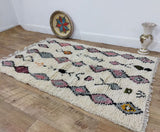 MyTindy Moroccan rug Style Azilal rug 3x5 ft Handmade rug Berber rug, view 3