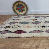 MyTindy Moroccan rug Style Azilal rug 3x5 ft Handmade rug Berber rug, view 5