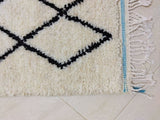 MyTindy Moroccan rug Beni Ouarain rug 3x5 ft Handmade rug Berber rug, view 4