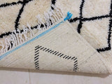 MyTindy Moroccan rug Beni Ouarain rug 3x5 ft Handmade rug Berber rug, view 5