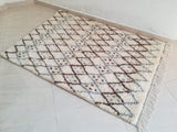 MyTindy Moroccan rug Beni Ouarain rug 3x5 ft Handmade rug Berber rug, view 2