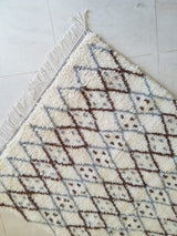 MyTindy Moroccan rug Beni Ouarain rug 3x5 ft Handmade rug Berber rug, view 4